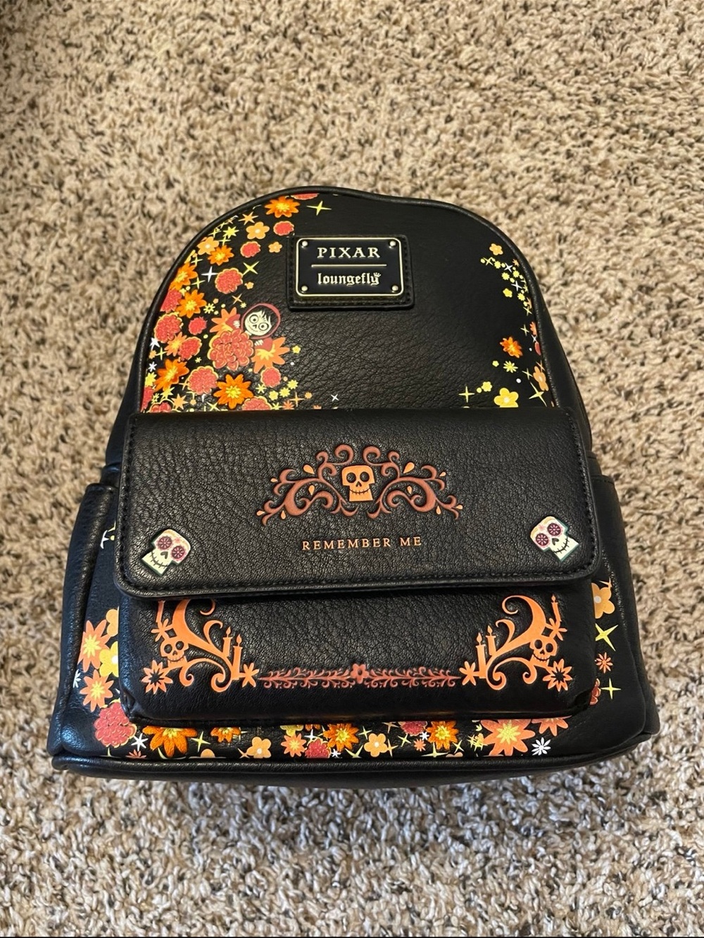 Loungefly Disney Pixar Coco Remember Me Mini Backpack